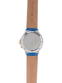 CHOPARD, 18K YELLOW GOLD, STAINLESS STEEL, DIAMOND AND SAPPHIRE REF. 31/8175-23 'MILLE MIGLIA' CHRONOGRAPH WRISTWATCH