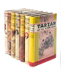 BURROUGHS, EDGAR RICE. 7 later reprints pubs by Edgar Rice Burroughs, Inc.