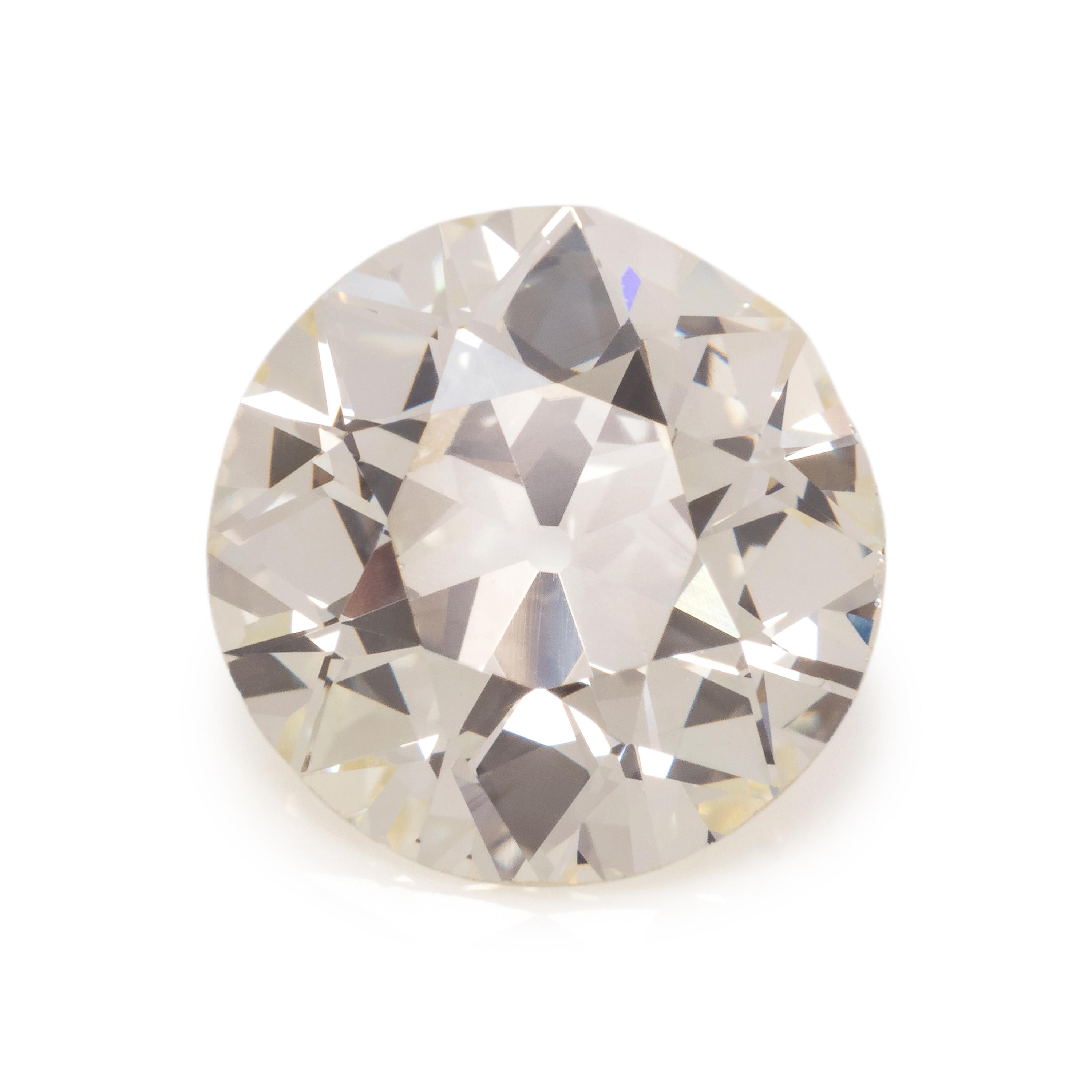 2.81 CARAT OLD EUROPEAN CUT DIAMOND