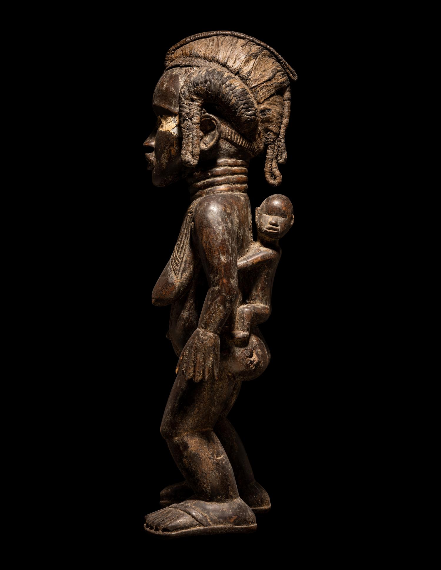 A Dan Wood Standing Female Figure