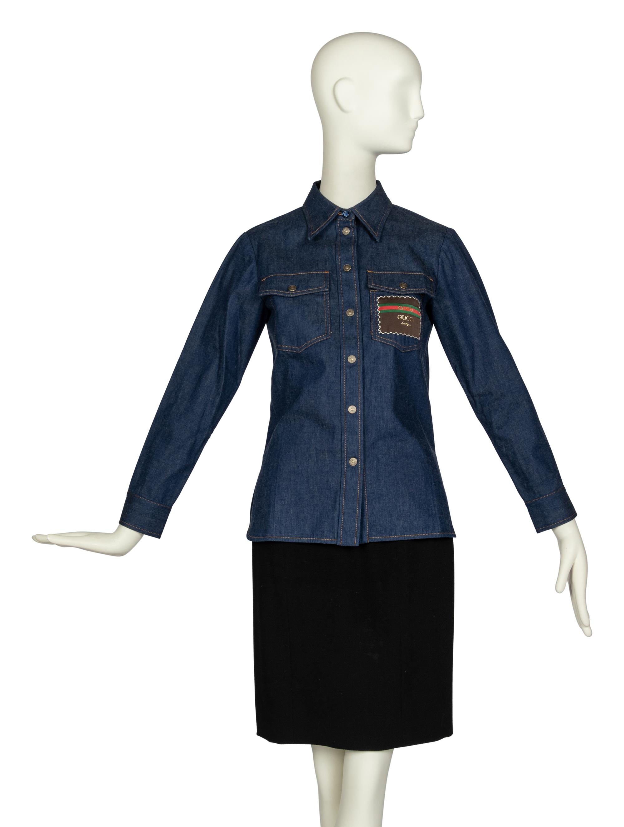 Alessandro Michele for Gucci Denim Shirt, 2015-22