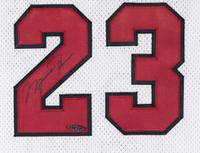 A Michael Jordan Signed Autograph Chicago Bulls Jersey (Upper Deck Authenticated),