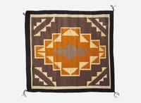 A small Navajo woven rug, 20th century