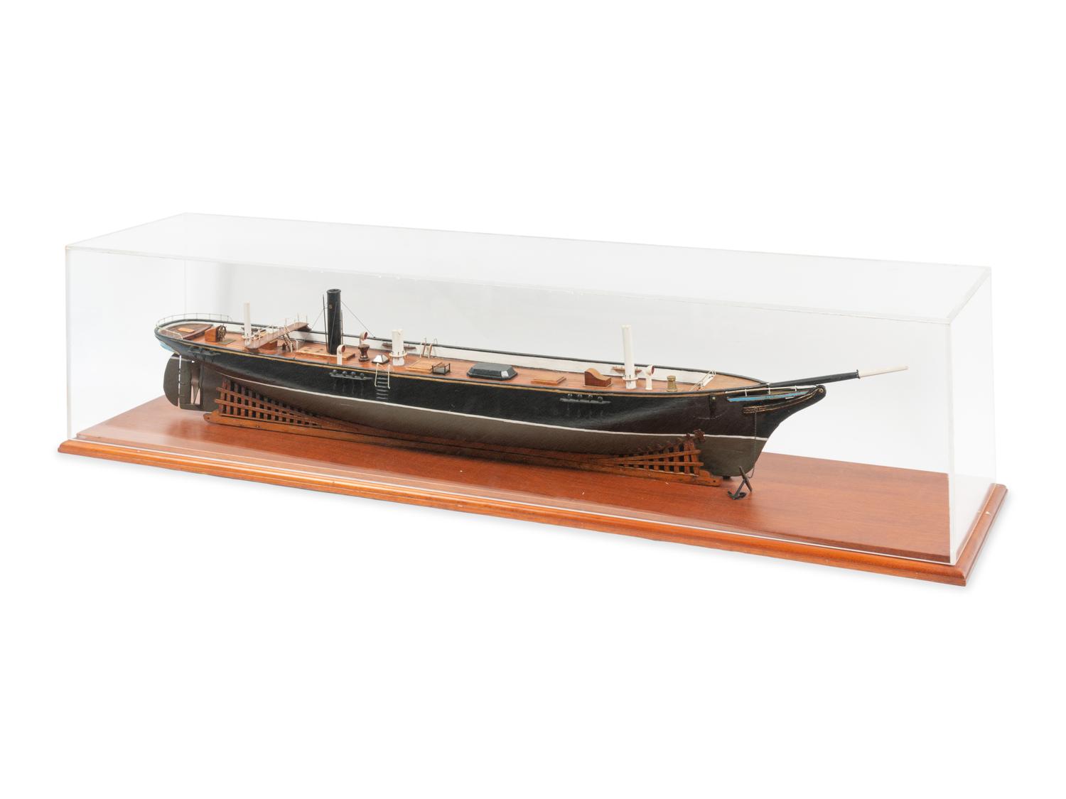 A Folk Art Steam Ship Model, Silvia