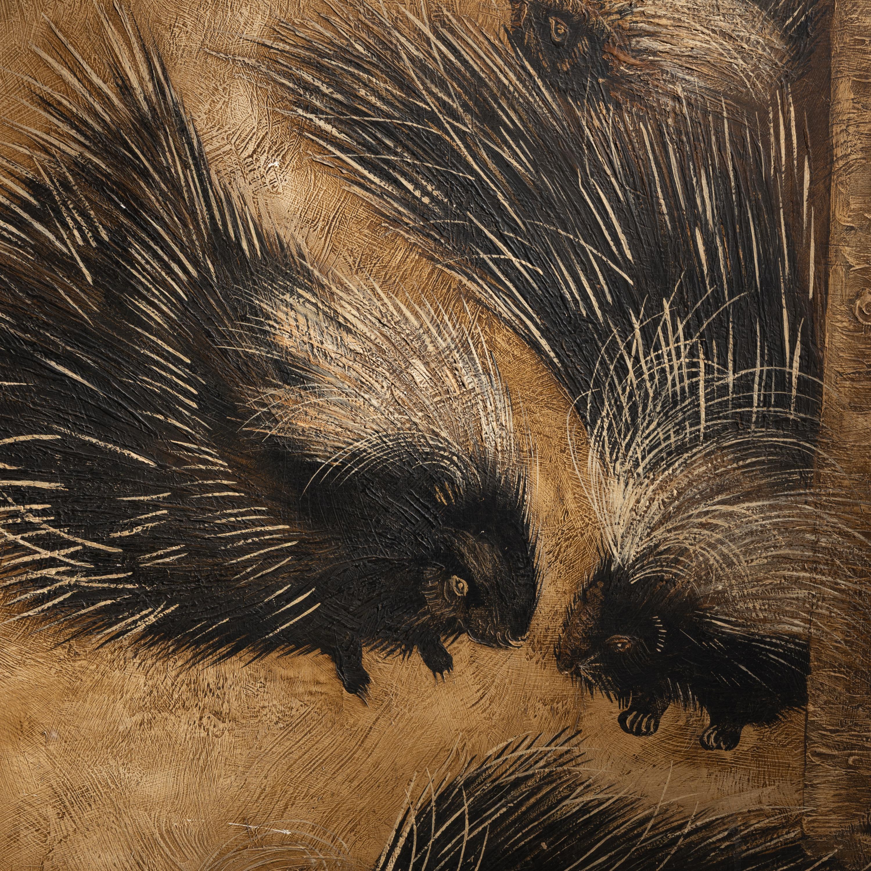Robert Winthrop Chanler (American, 1872–1930) — Screen depicting ' Porcupines' and ' Squirrels', 1922-23