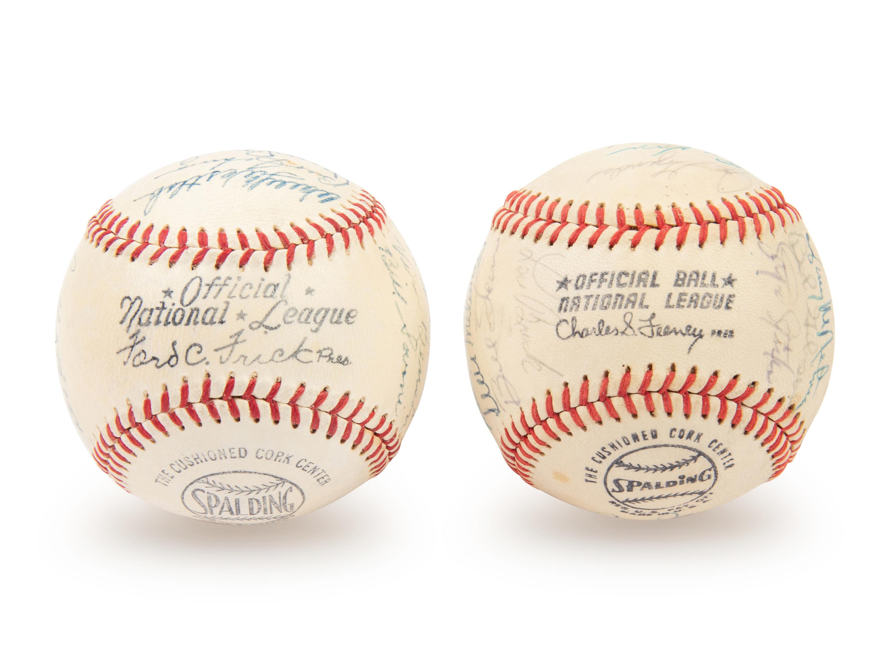 A Collection of St. Louis Cardinals Team Signed Autograph Baseballs (Beckett Authenticaiton Services)