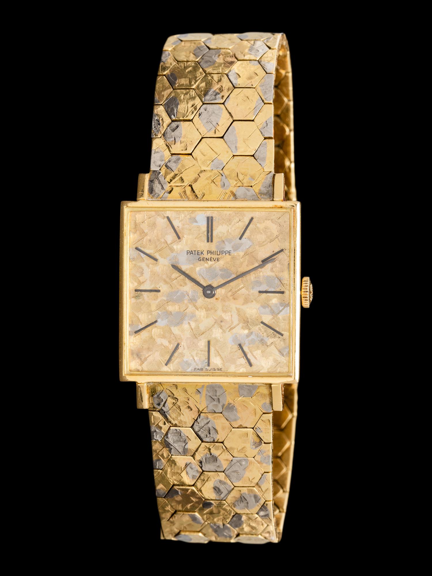 PATEK PHILIPPE, REF. 3430/1 18K TRICOLOR GOLD WATCH