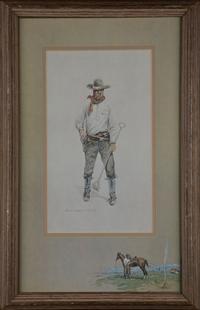 Four Prints from the Western Character's Series, between 1927 and 1932