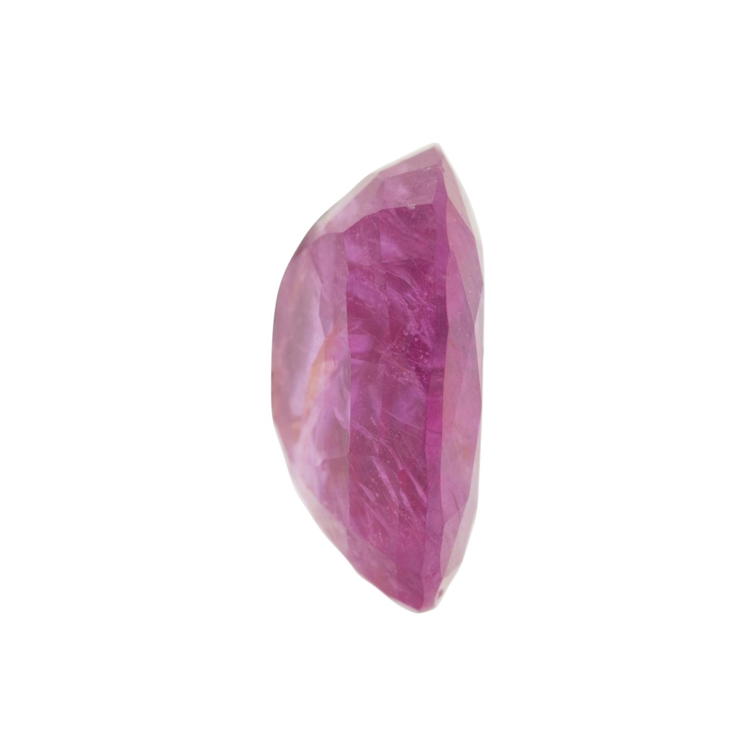 4.17 CARAT PURPLISH PINK BURMESE SAPPHIRE