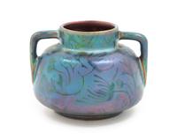 Weller Sicard, EARLY 20TH CENTURY, a handled vase