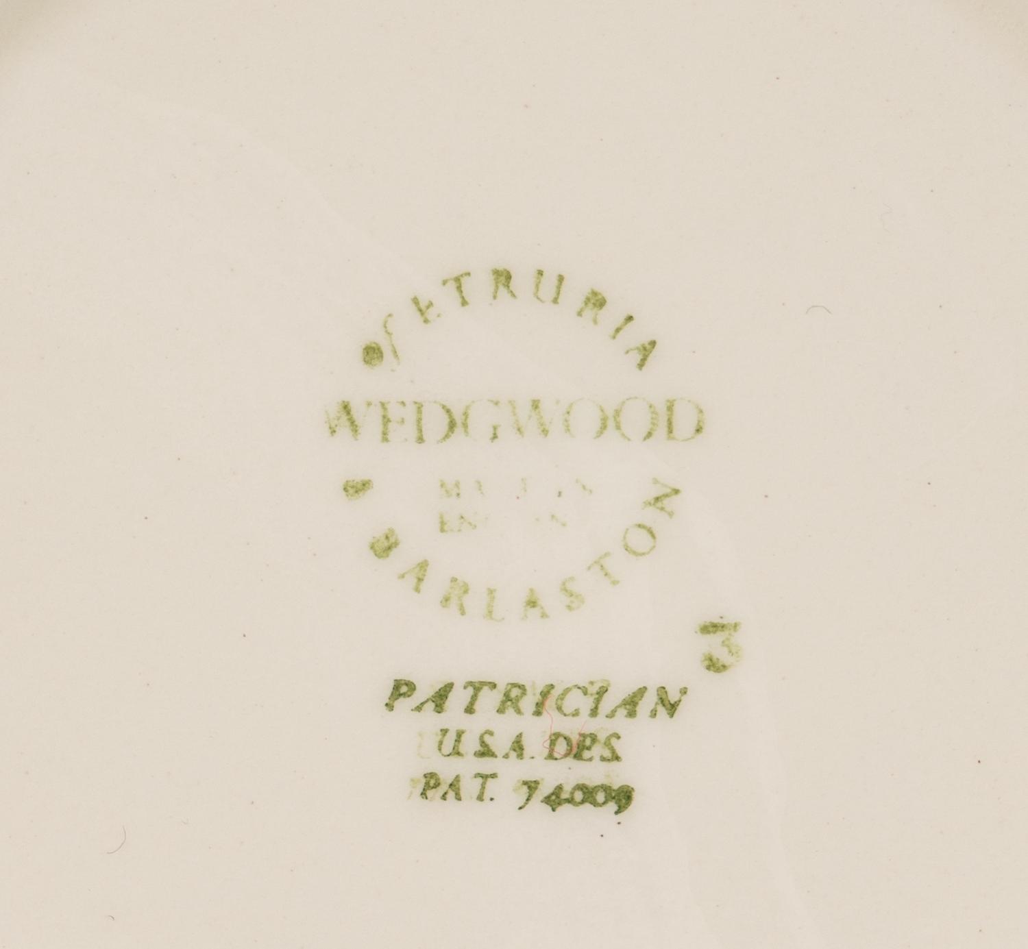 A Wedgwood Patrician Dinner Service