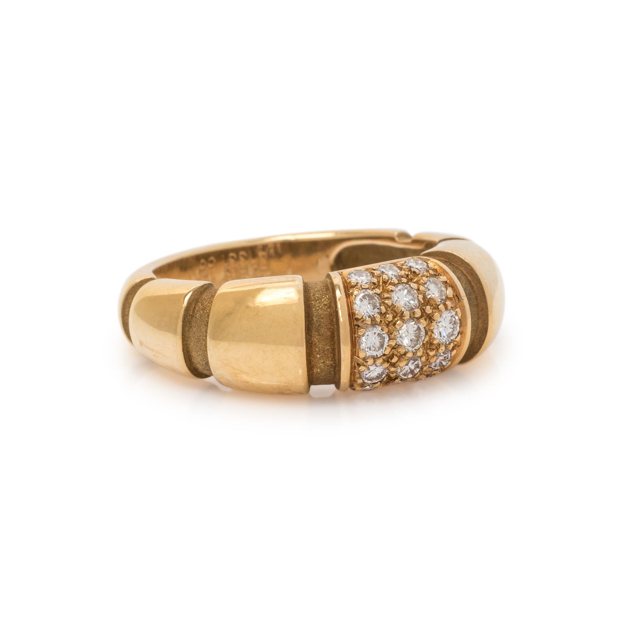 MAUBOUSSIN, YELLOW GOLD AND DIAMOND RING