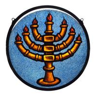 A Drehobl Brothers Art Glass Window 12.25" W x .25" D x 12.25" H — United States, Circa 1920