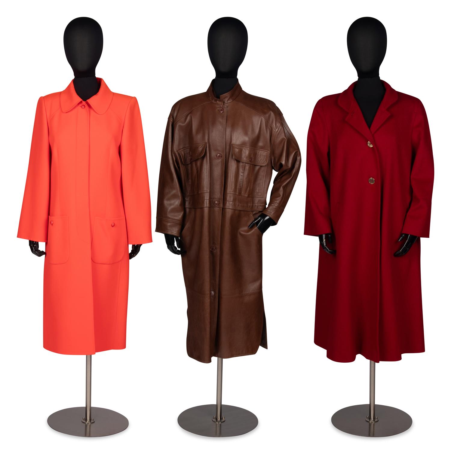Three Designer Overcoats