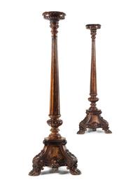 A Pair of Continental Torchieres