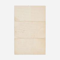 [African-Americana] Olmsted, Frederick Law Autograph Letter, signed