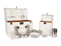 A Gucci by Riva Custom Picnic Trunk and Wine Cooler — 20TH CENTURY