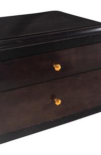 A Pair of Alexa Hampton for Hickory Chair Stained Walnut Side Tables