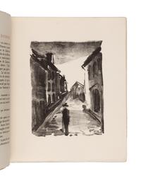 [ARTIST'S BOOK]. VLAMINCK, Maurice de (1876-1958), illustrator. DUHAMEL, Georges (1884-1966). Les Hommes abandonnés . Paris: Marcel Seheur, 1927.