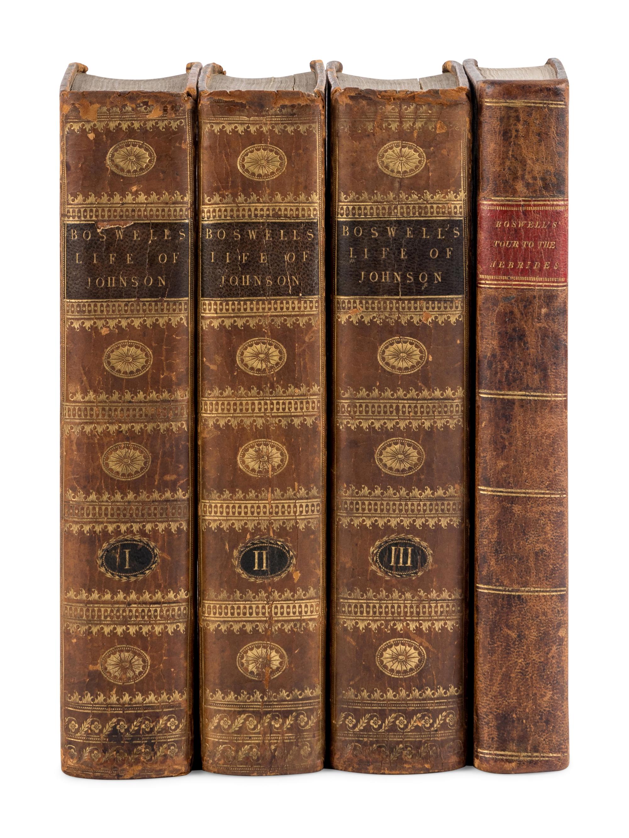 BOSWELL, James (1740-1795). The Life of Samuel Johnson. London: Henry Baldwin for Charles Dilly, 1793.