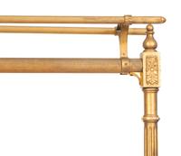 A Pair of Empire Style Giltwood and Gilt Metal Hanging Racks