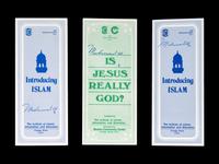 A Group of Three Muhammad Ali Signed Autograph Islamic Pamphlets,