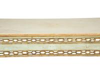 An Italian Painted and Parcel Gilt Console Table