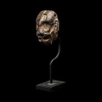 A Maya Wood Head Pendant