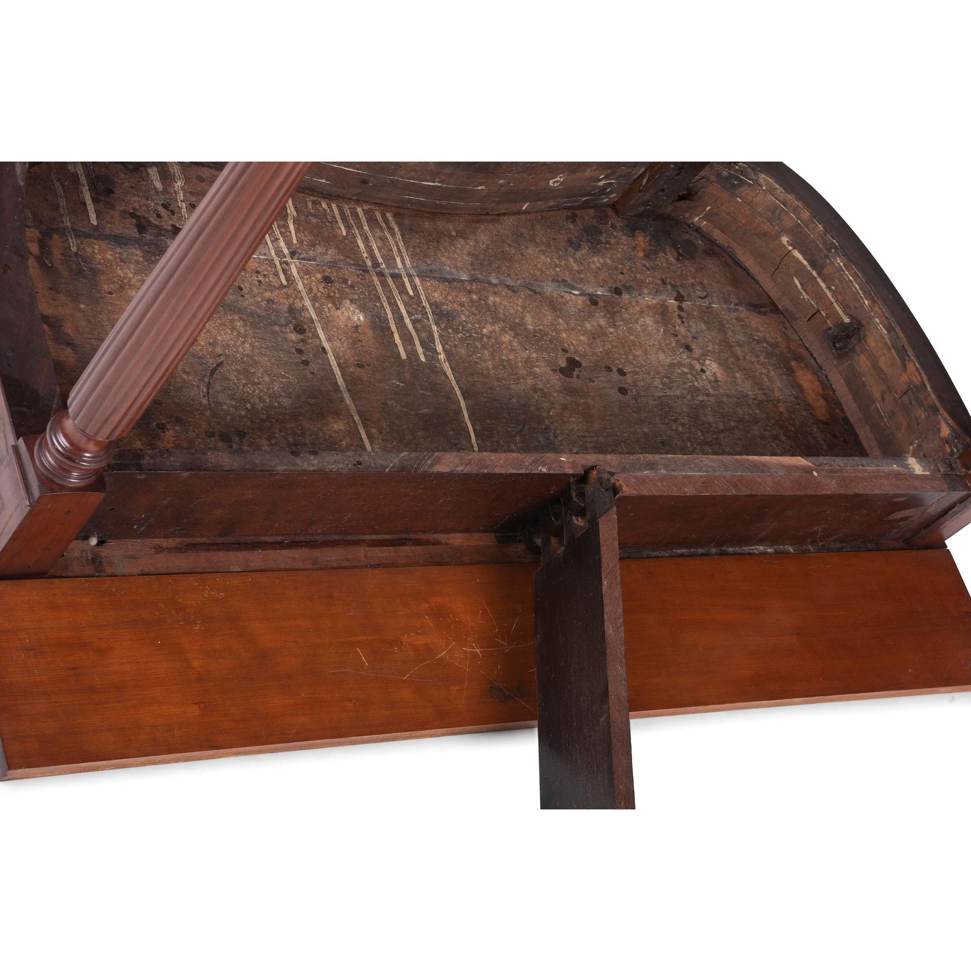 A Classical Figured Mahogany Shaped-Top Games Table