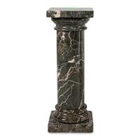 A Verdi Alpi Marble Pedestal