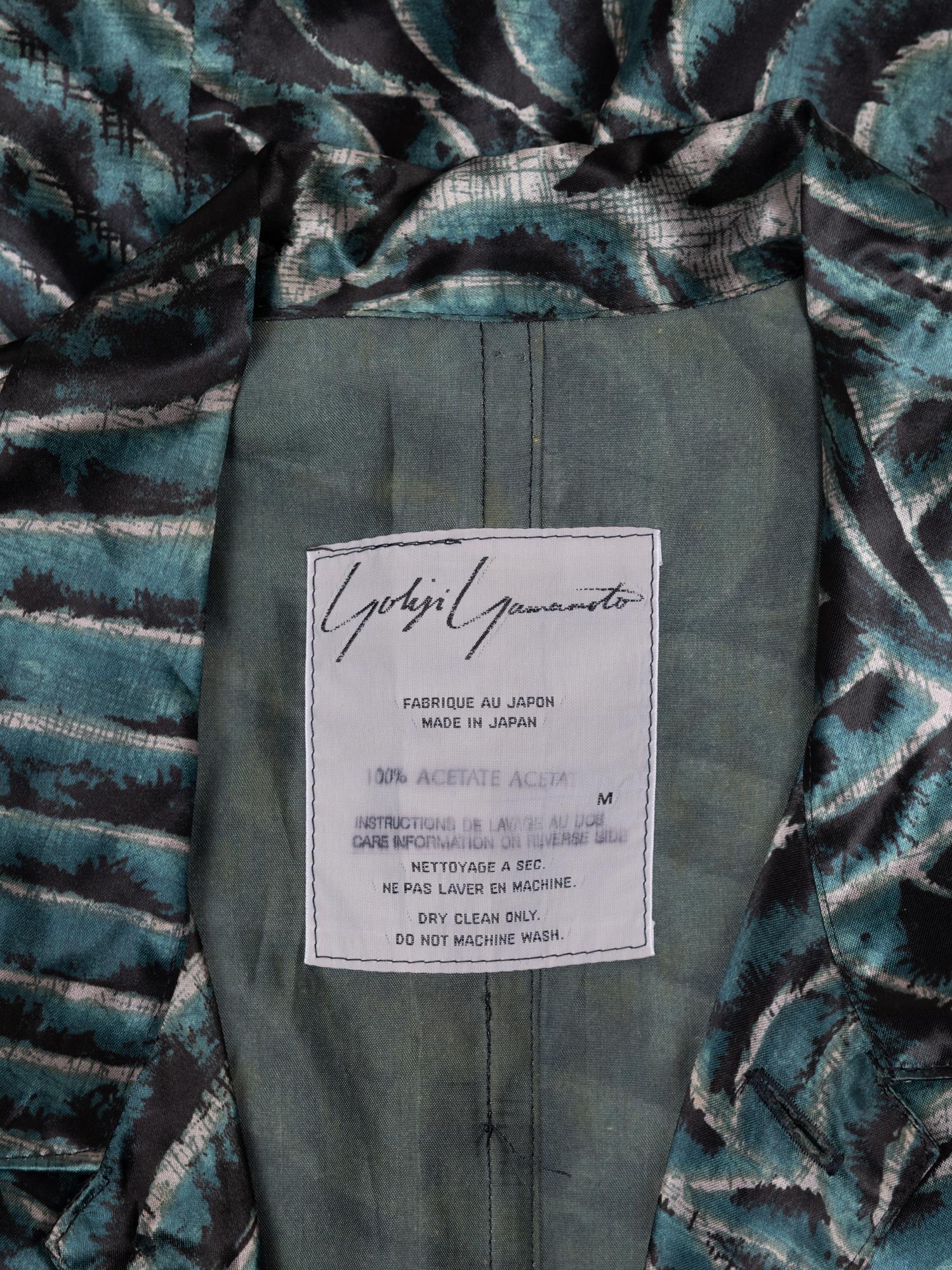 Yohji Yamamoto Printed Shirt Dress, Spring/Summer 1983