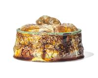 A Wedgwood Majolica Game Pie Dish and Cover