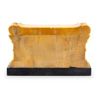 A Grand Tour Marmo Giallo Antico Model of the Sarcophagus of Lucius Cornelius Scipio