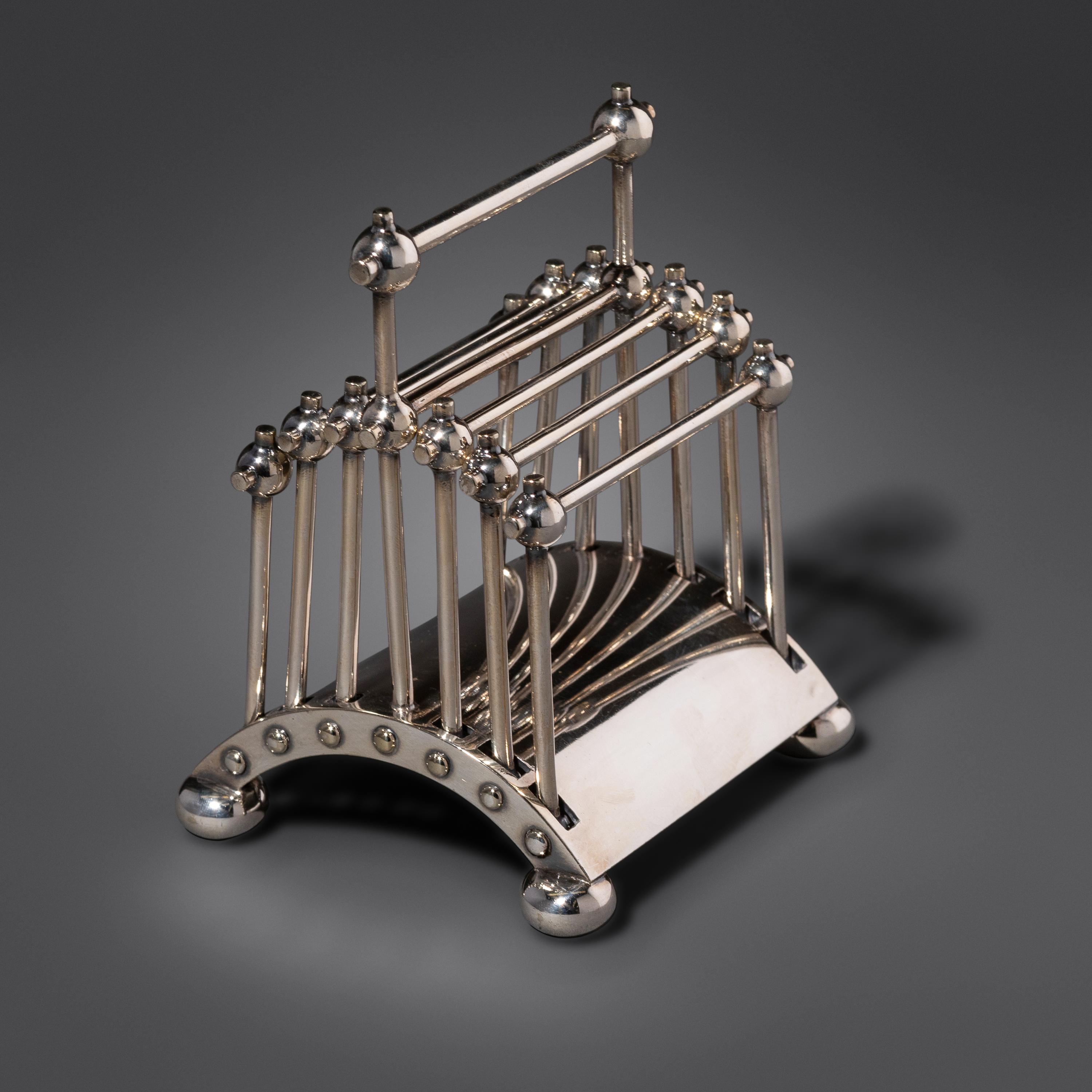 Silver Electroplated Letter Rack Hukin & Heath, England