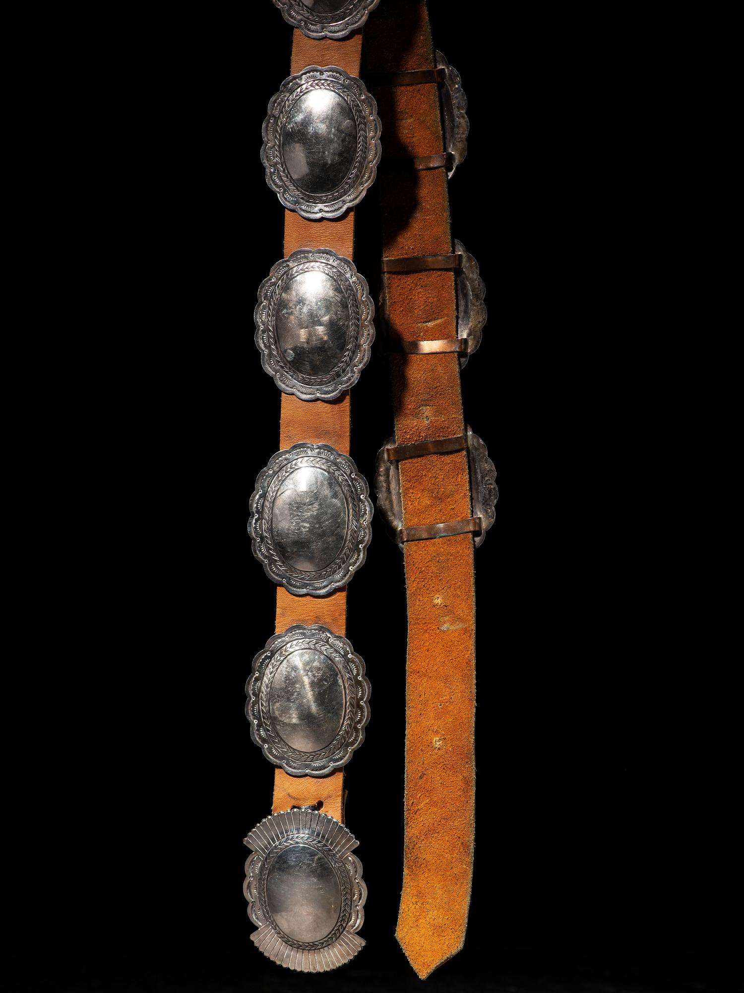 Sterling Silver Concha Belt