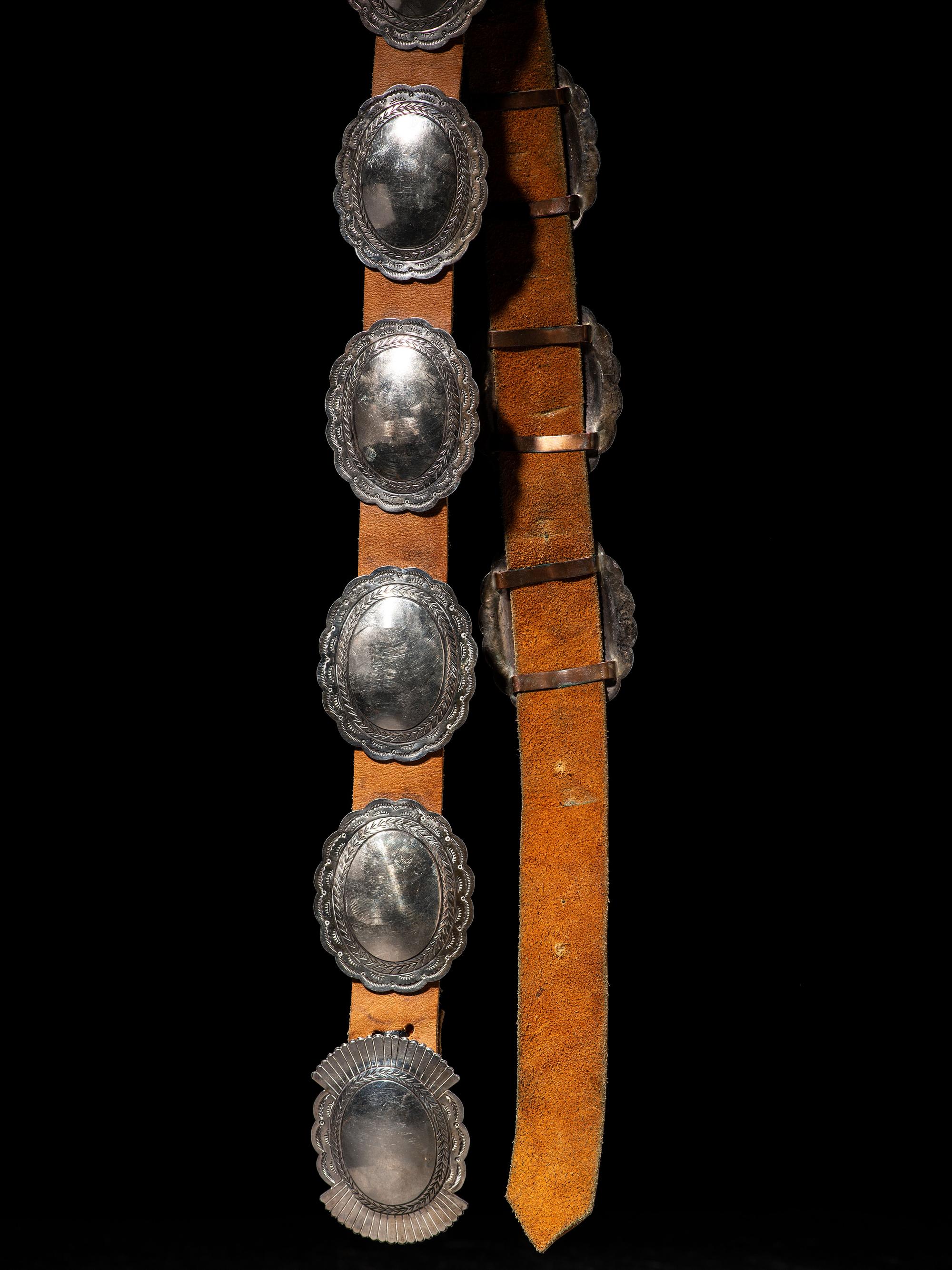 Sterling Silver Concha Belt