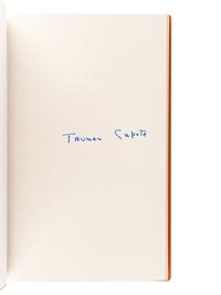 CAPOTE, Truman (1924-1984). Breakfast at Tiffany’s . New York: Random House, 1958.