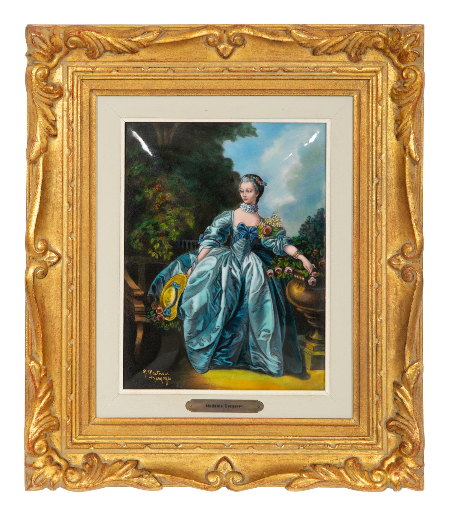 A Limoges Enamel Plaque
