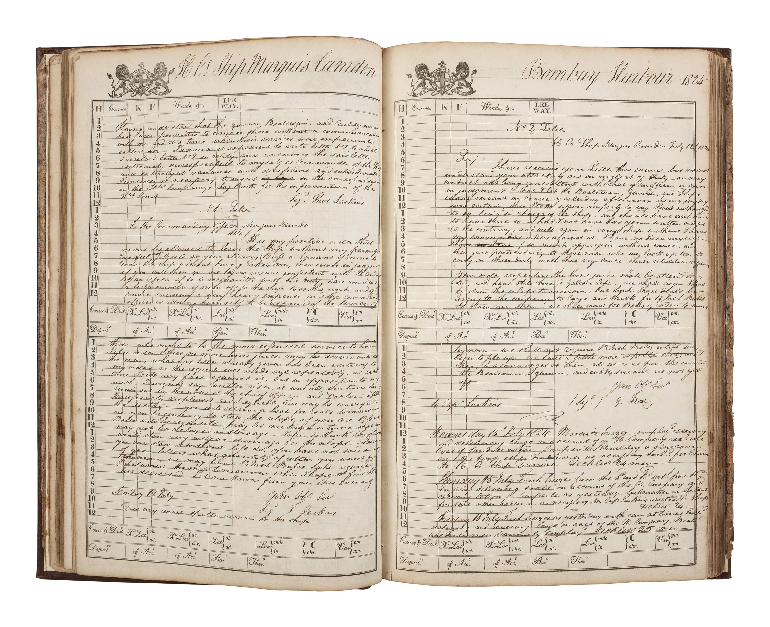 [MARITIME -- MANUSCRIPTS]. Two manuscripts relating to English shipping, comprising:
