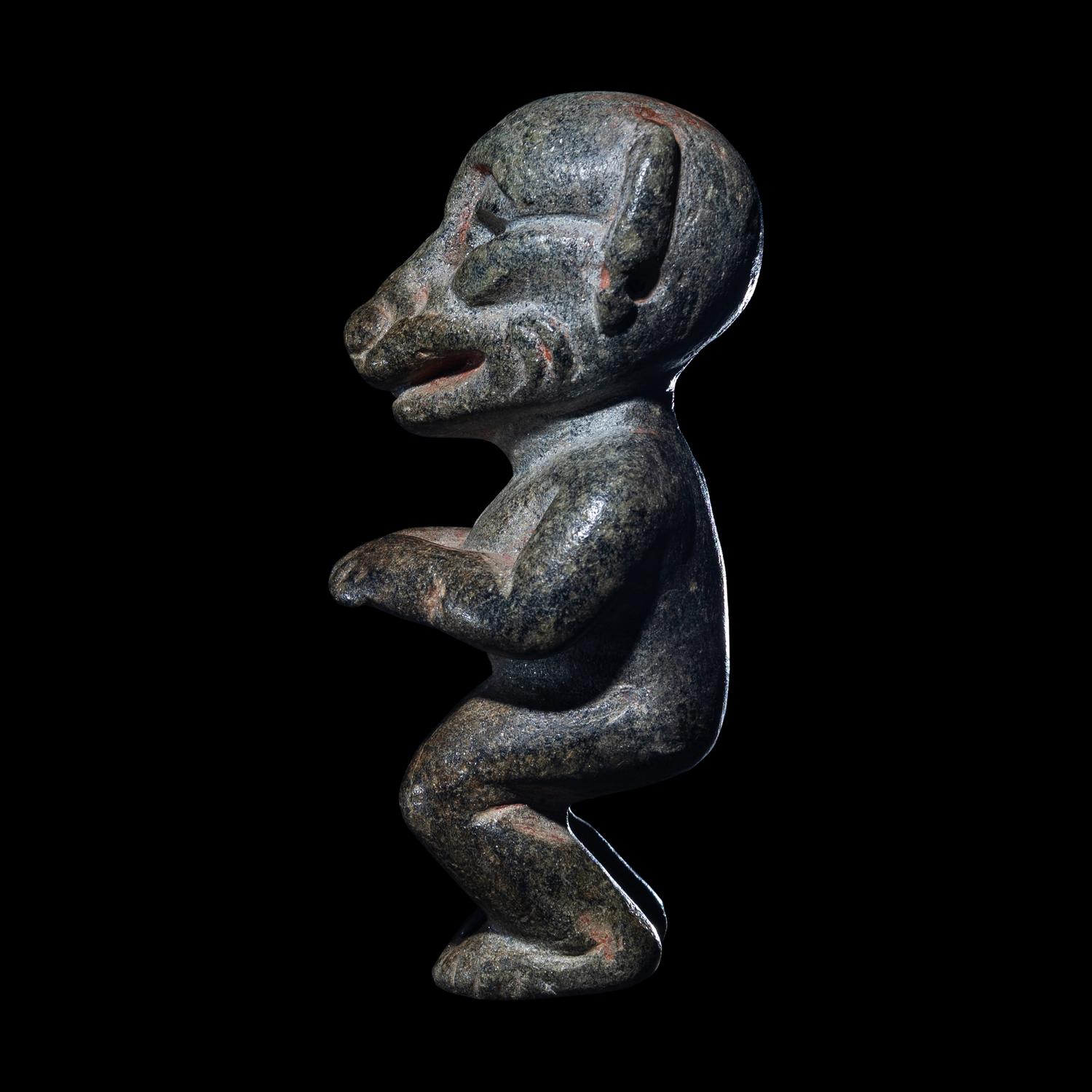 An Olmec Serpentine Transformation Figure