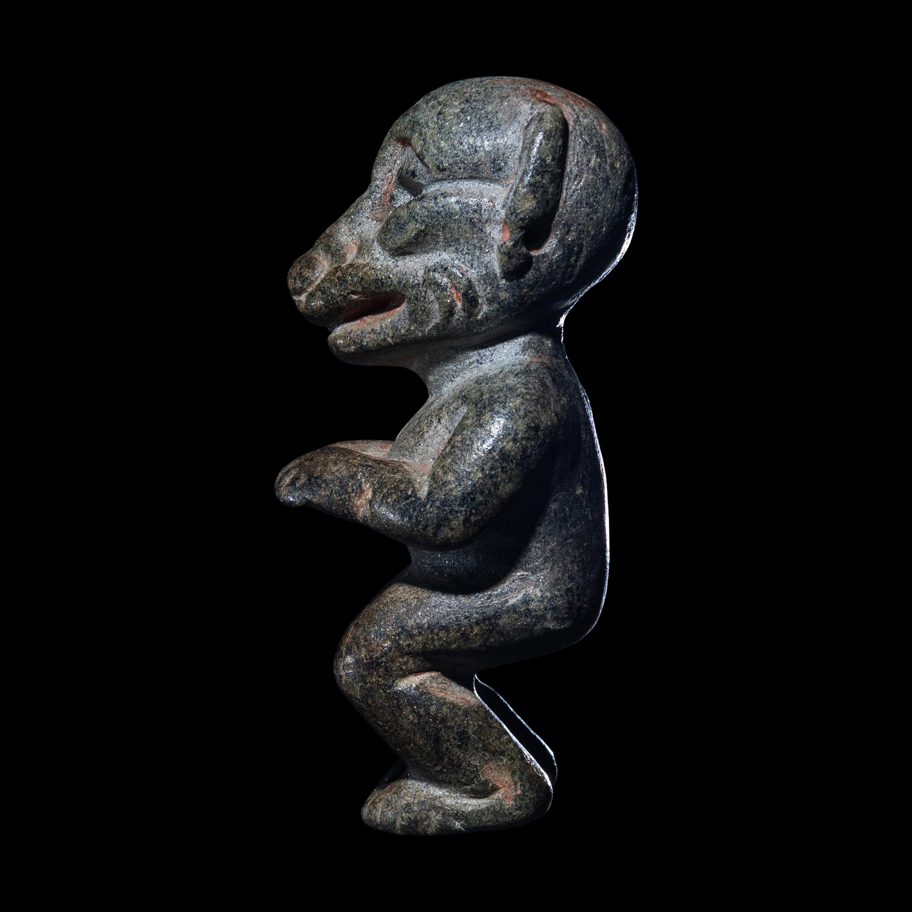 An Olmec Serpentine Transformation Figure