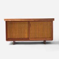 George Nakashima (American, 1905-1990) Special "Double Sliding-Door Cabinet", New Hope, Pennsylvania, 1962