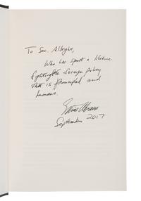 POLITICAL PHILOSOPHY A group of 6 works, most FIRST EDITIONS INSCRIBED TO SECRETARY ALBRIGHT: