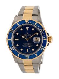 ROLEX, REF. 11613 STAINLESS STEEL AND 18K YELLOW GOLD 'SUBMARINER' DATE WATCH