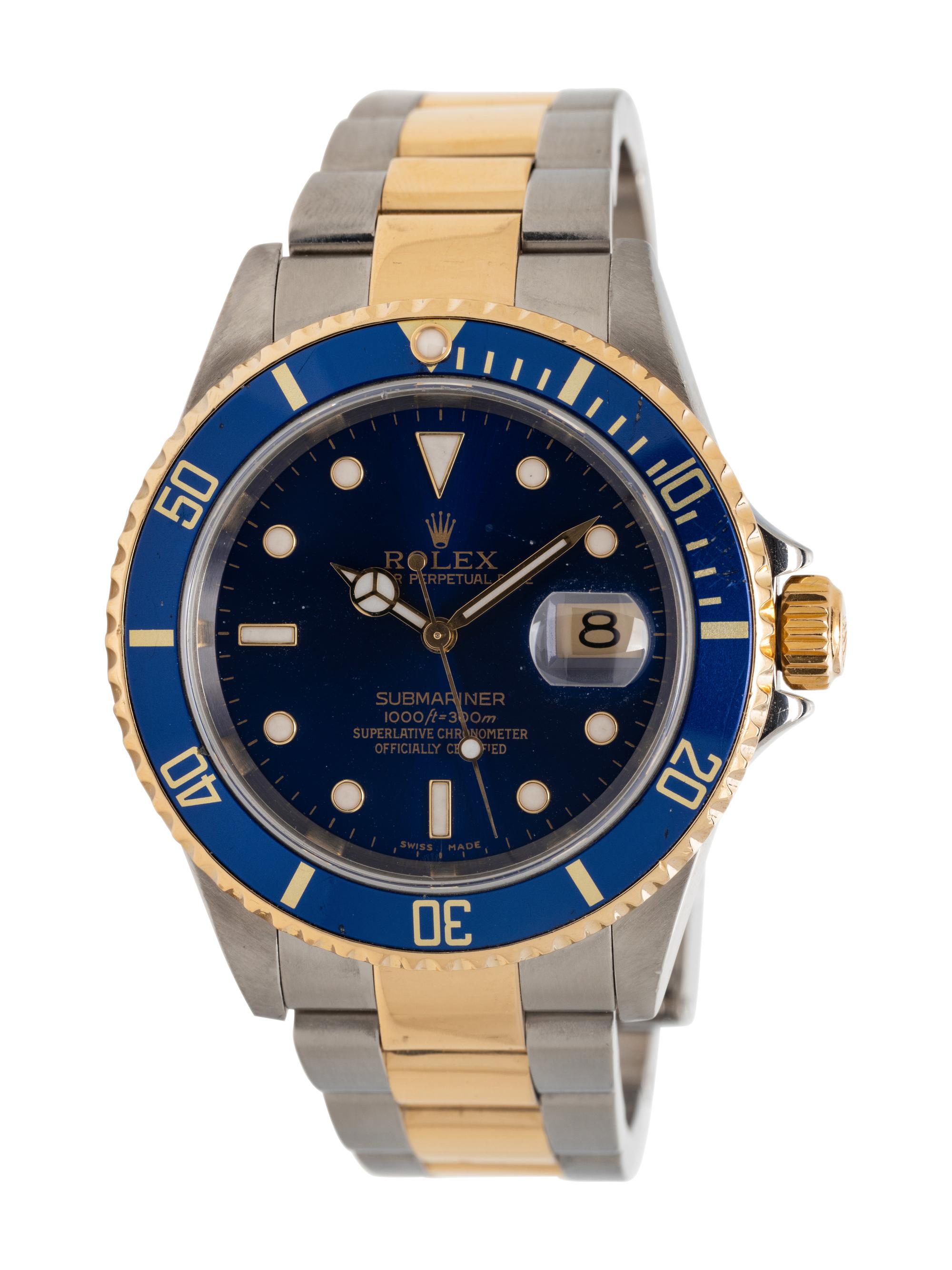 ROLEX, REF. 11613 STAINLESS STEEL AND 18K YELLOW GOLD 'SUBMARINER' DATE WATCH