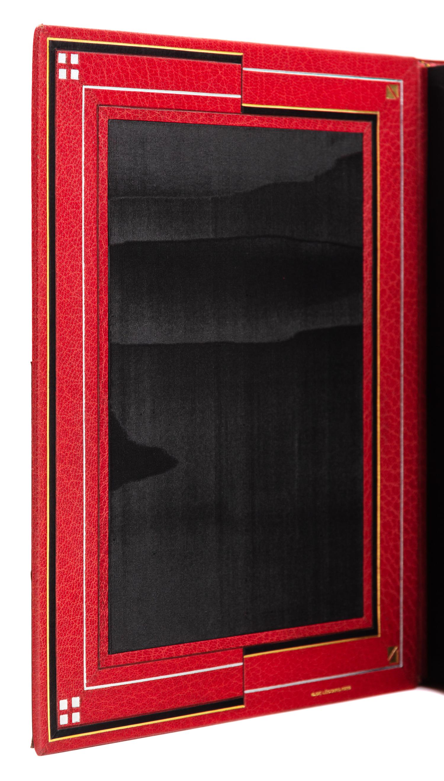 [BINDINGS]. [LÉOTARD, GENEVIÈVE - BINDER]. A group of 2 works in fine Art Deco bindings by Léotard.