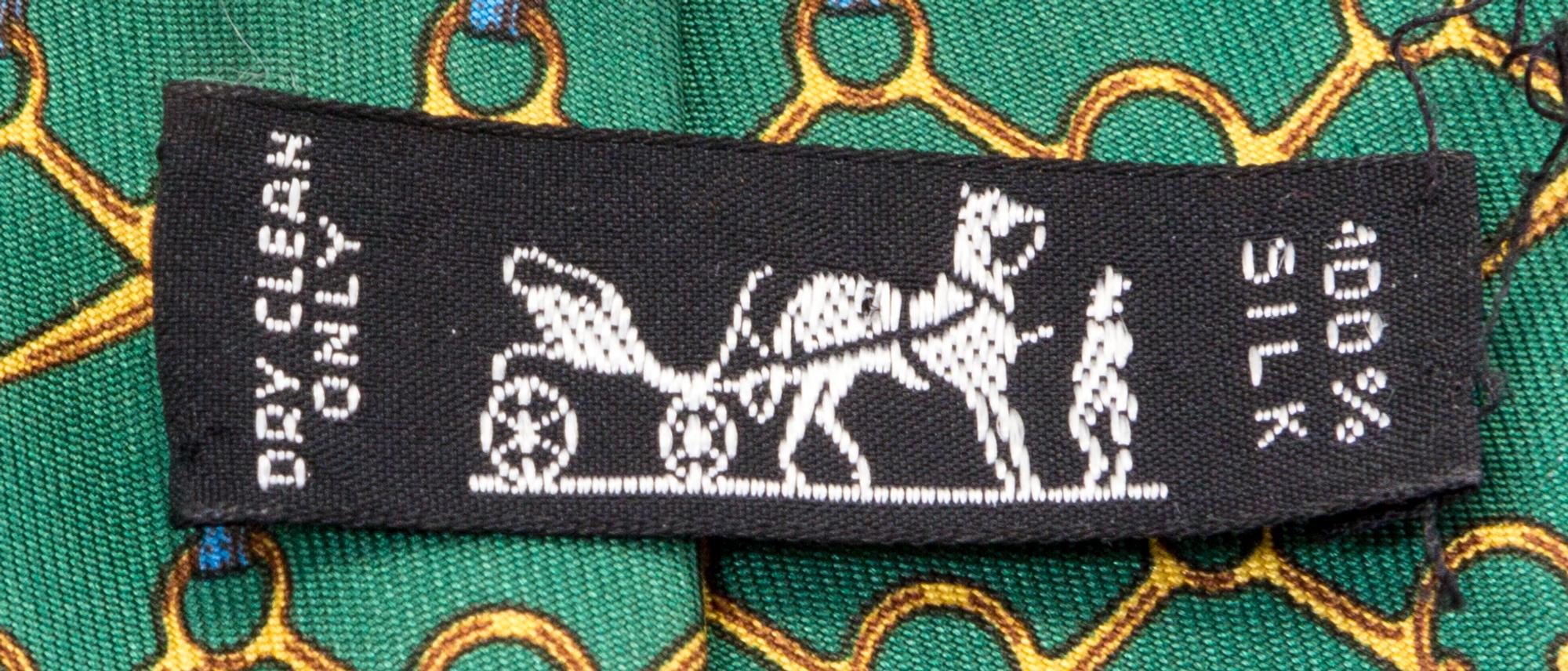 A Pair of Hermès Silk Ties,