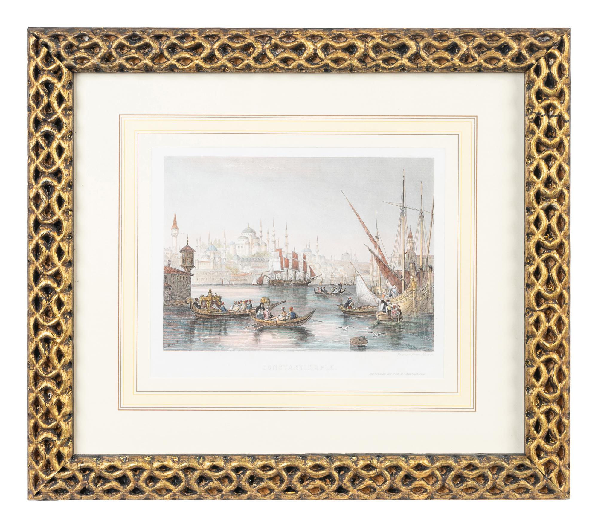 A Group of Six Steel Engravings of Turkey After Thomas Allom and Rouargue