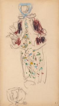 Lucinde (costume studies for Jean de la Fontaine’s La Coupe Enchantée )
