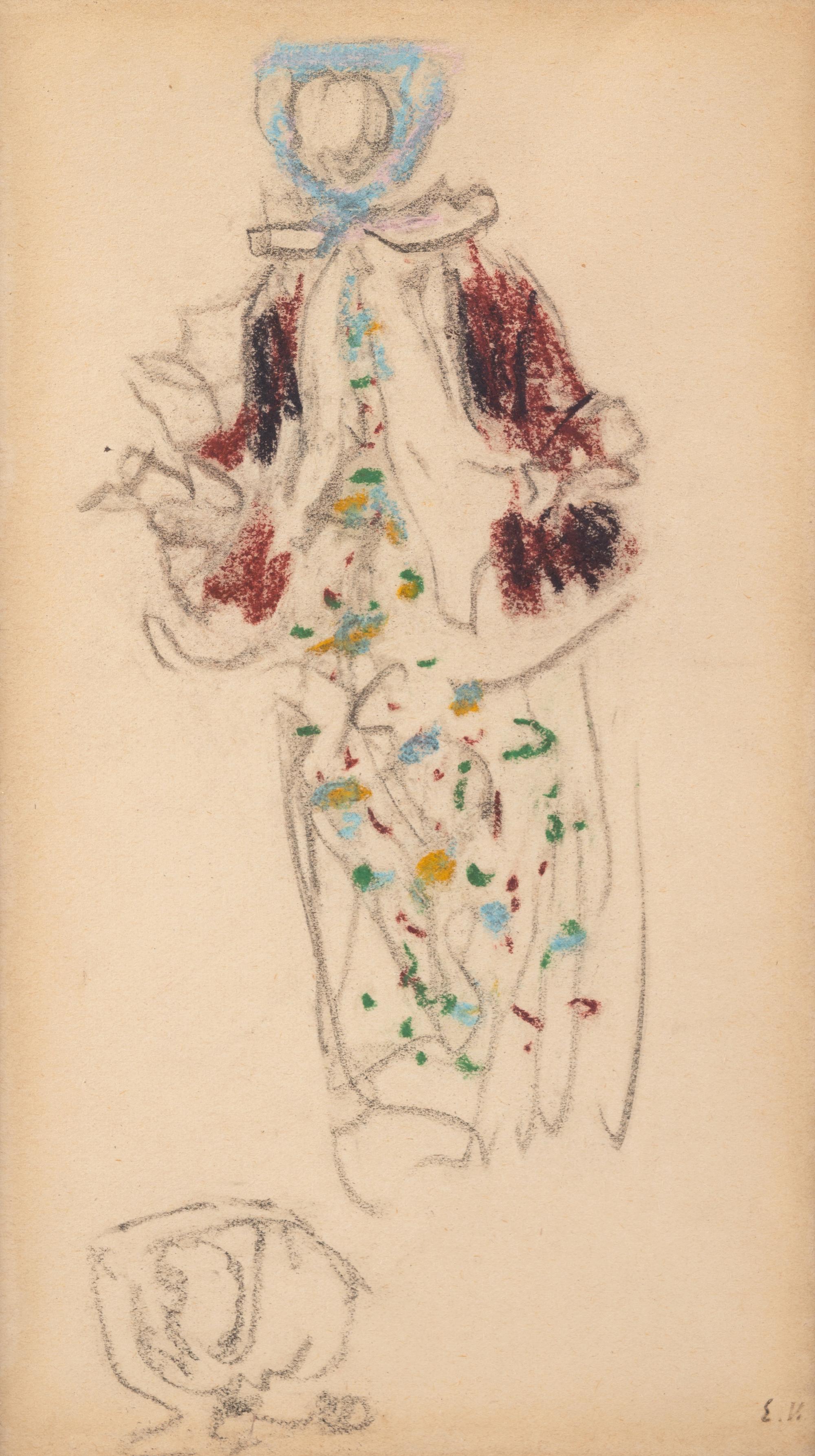 Lucinde (costume studies for Jean de la Fontaine’s La Coupe Enchantée )